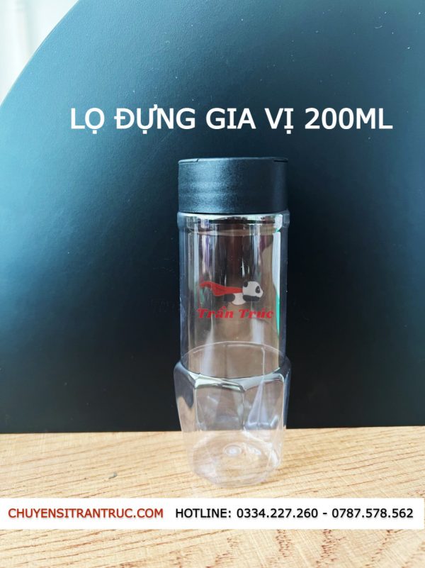 Lọ đựng gia vị 200ml