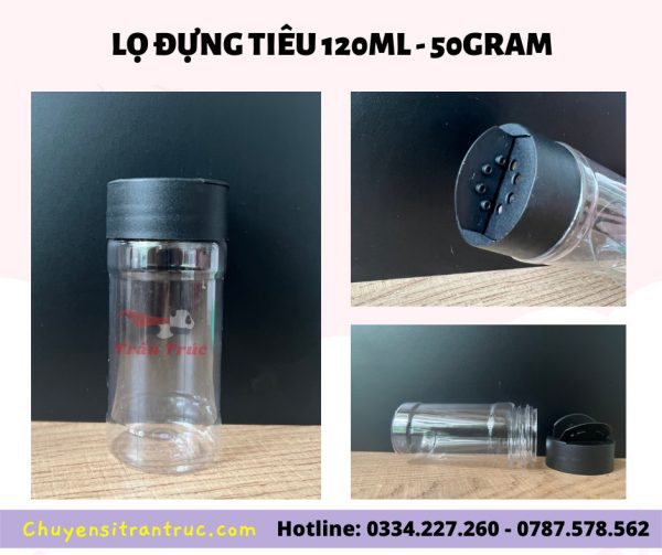 Lọ đựng tiêu 120ml