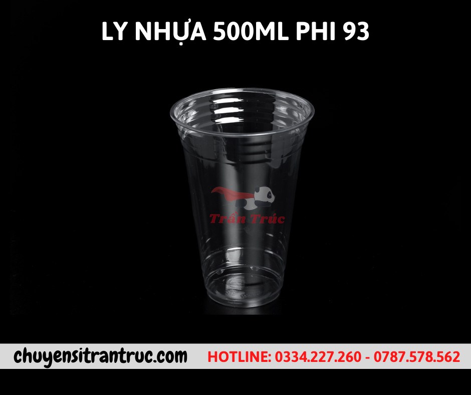 Ly nhựa 500ml phi 93