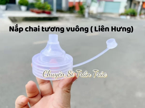 Nắp chai nhựa vuông Liên Hưng size 5.5cm