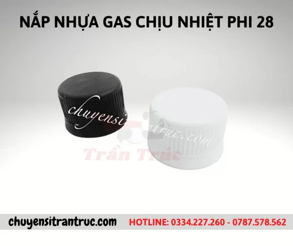 Nắp Nhựa Gas Chịu Nhiệt Phi 28