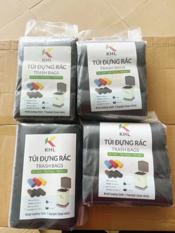 Túi đựng rác màu đen